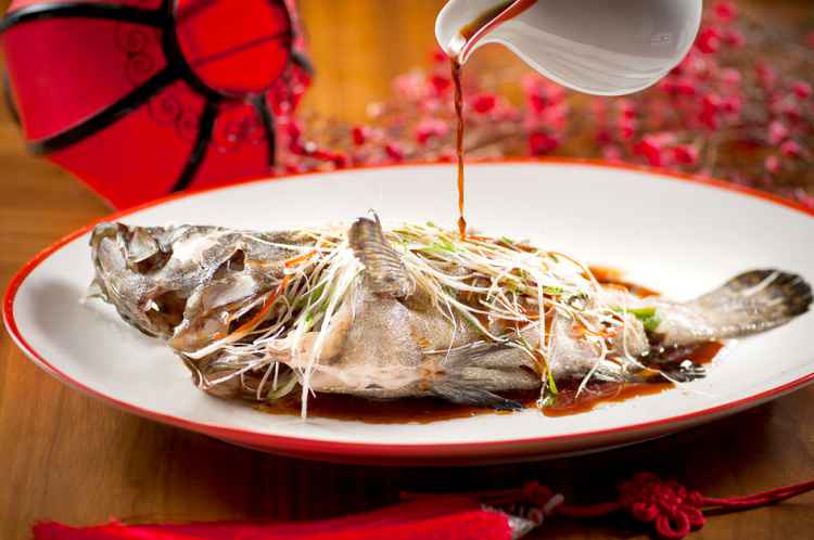 北京华尔道夫酒店年夜饭 - 清蒸老虎斑.jpg