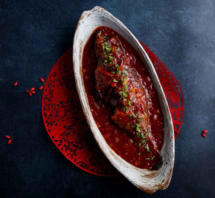 北京瑰丽酒店Country Kitchen_乡味小厨_Steamed Grouper_过海石斑鱼.JPG