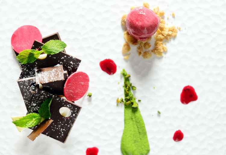 北京丽思卡尔顿酒店-巧克力千层饼chocolate millefeuille.JPG