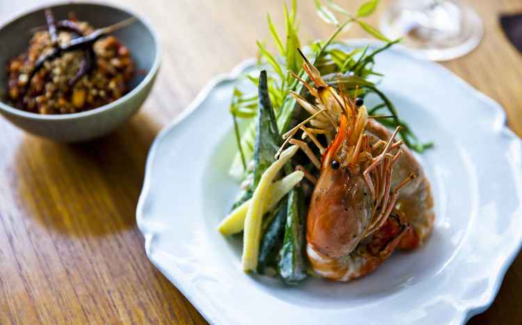 nahm-Peanut Relish with Grilled Prawns .jpg