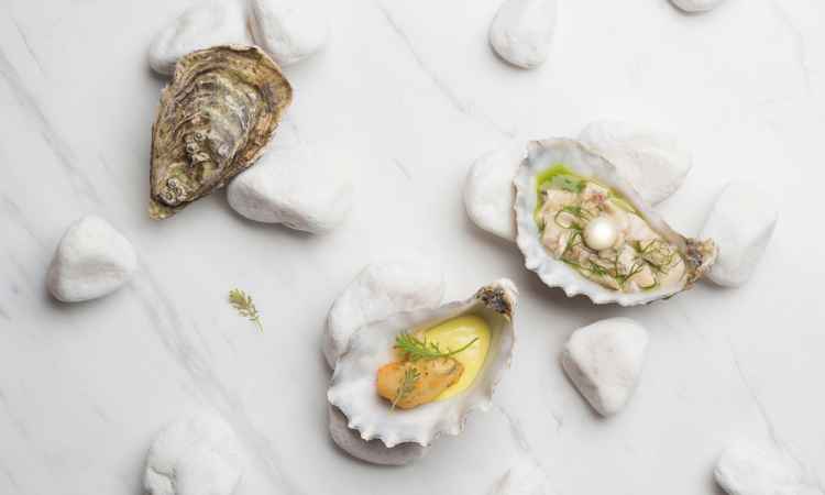 9-Oyster “Jacques Cocollos” served in tempura with vadouvan aioli, sea grapes, tartare, dill, and ocean pearl.jpg