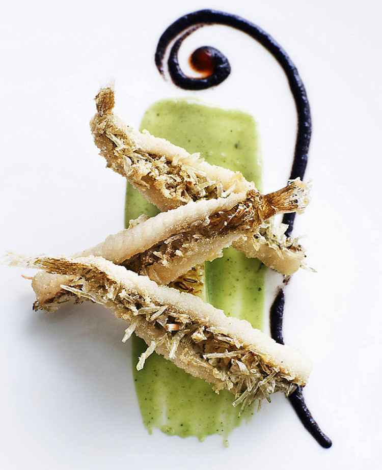 13Parrot fish with cucumber and mustard at Moments.jpg