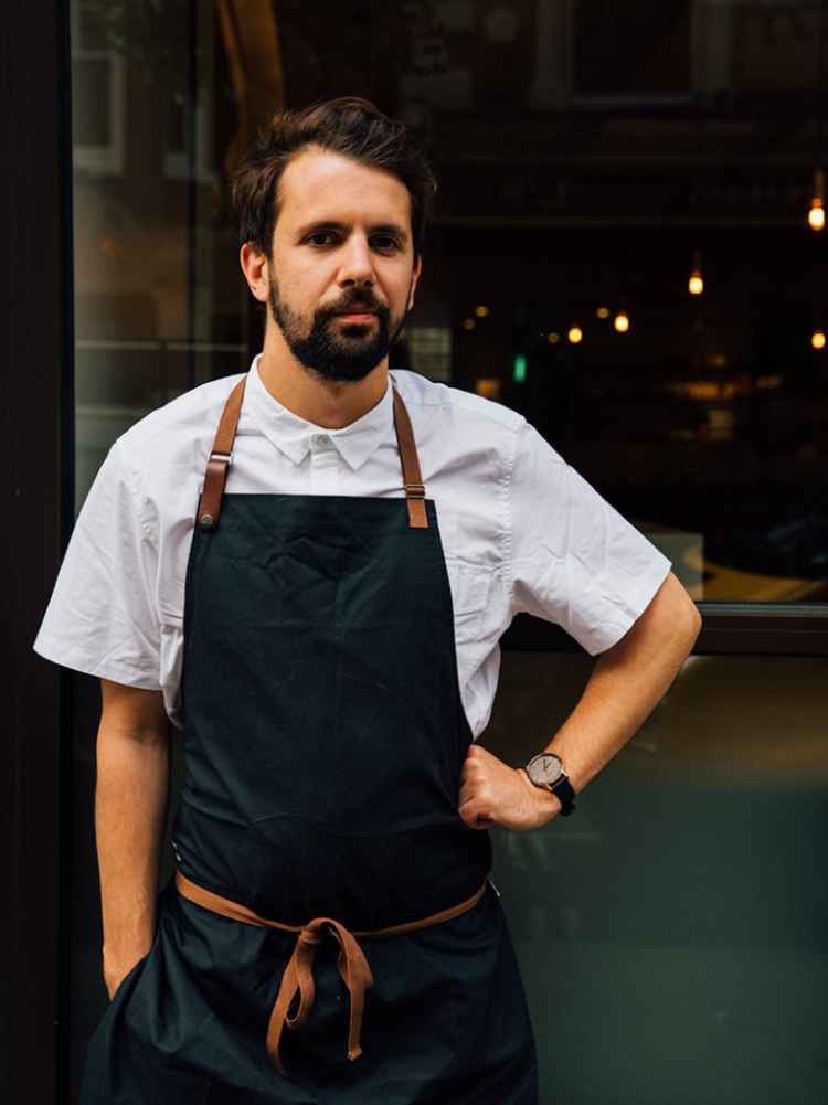 Chef Merlin Labron-Johnson of restaurant Portland, London .jpg