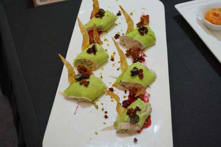 Cranberries Crepe with Honeycomb and Cranberries Sauce 2.jpg