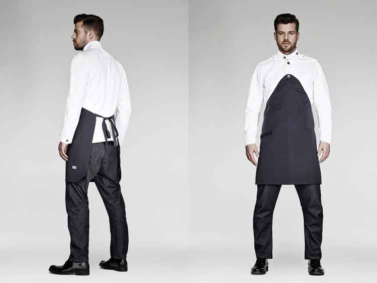 G-Star RAW为餐厅操刀设计的厨师服.jpg