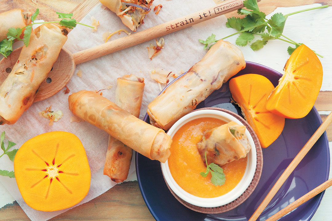 Spicy-prawn-and-vegetable-spring-rolls-with-sweet-persimmon-and-ginger-dipping-sauce.jpg